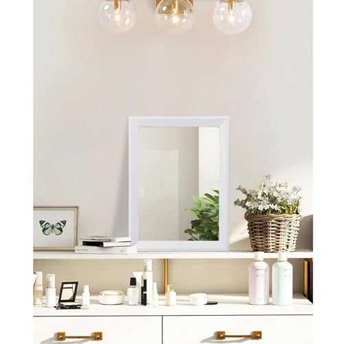 Rectangular Wall Mirror Wood Framed Small Hanging Mirrors