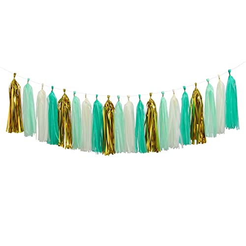Teal Blue Mint Beige (20 Count)