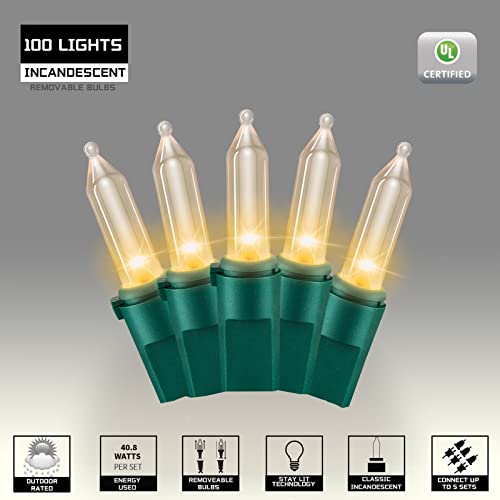 100LIGHTS WARM WHITE Extra (100 Count)