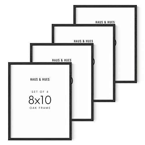 8x10 Black Oak Frame Set of 4 (4 Count)