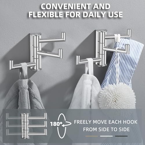 Swivel Towel Hooks (2 Count)