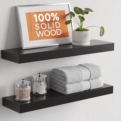 24 Inch Floating Shelves (2 Count)