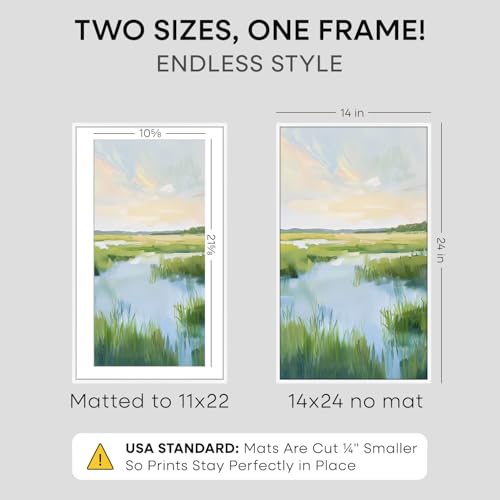 14x24 White Picture Frame (2 Count)
