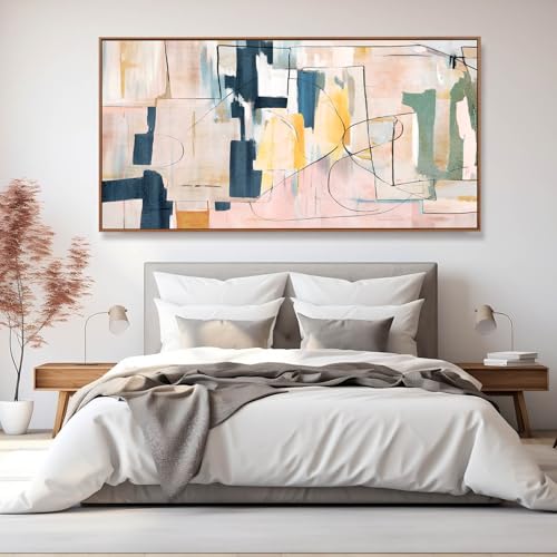 Abstract Wall Decor Modern Oversized Wall Art Black Line Wall Poster Printing 36"x70" Wall Decorations for Bedroom Office