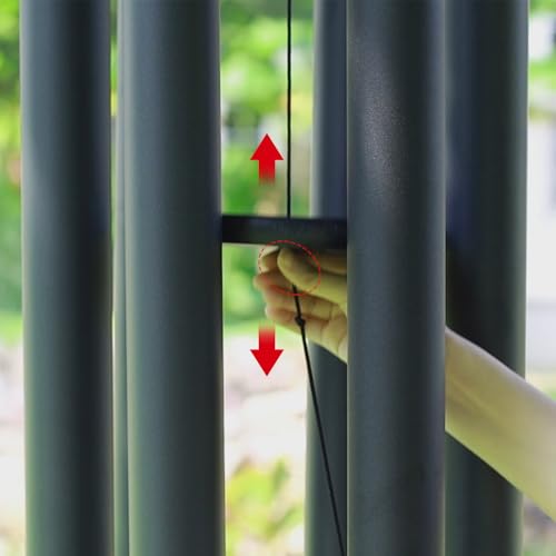 78 Inch Wind Chimes for Outside with 6 Tubes Tuned Relaxing Melody