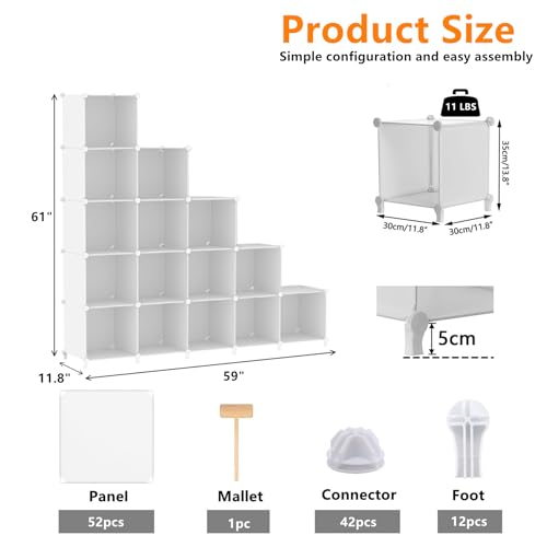 Cube Storage Organizer (16 Count)