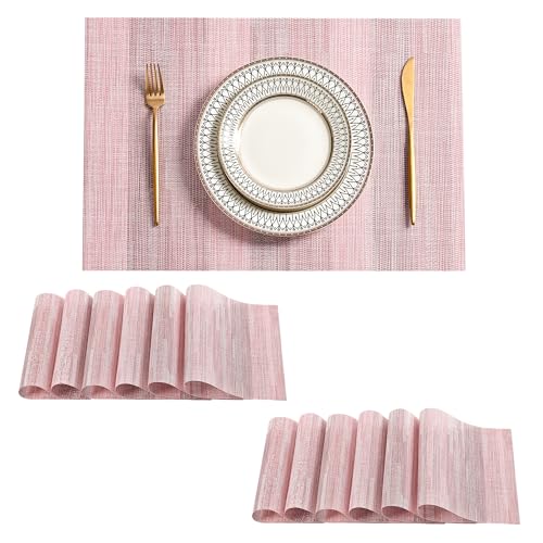 Misty Rose Placemats Set of 12 (12 Count)