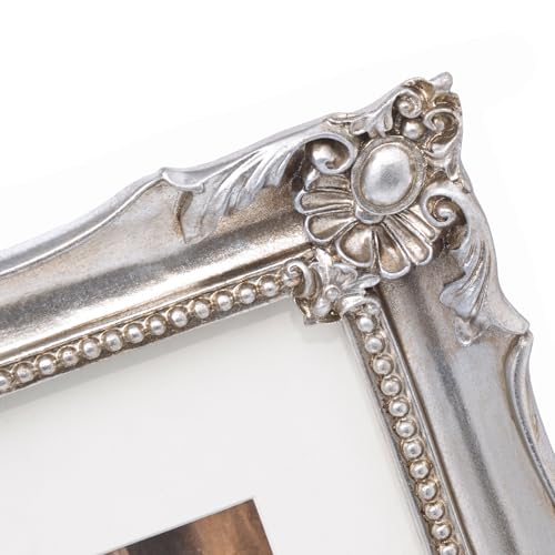 11x14 Vintage Picture Frame with Embossed Flower Design