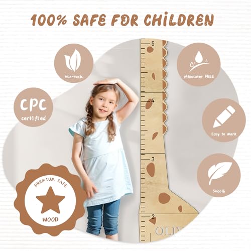 Personalized Name Kids Growth Chart For Wall
