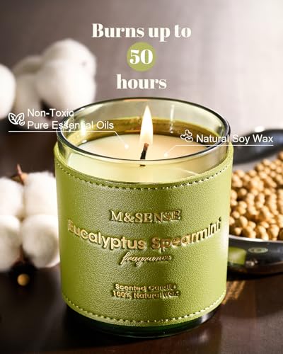 Eucalyptus Mint Vegan Soy Candles (10 Ounce)