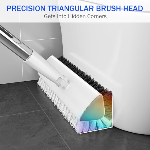 Grout Brush with Long Heavy Duty Handle