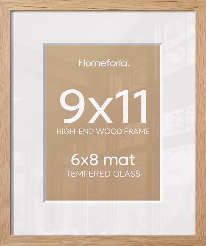 9x11 Natural Oak Picture Frame (2 Count)