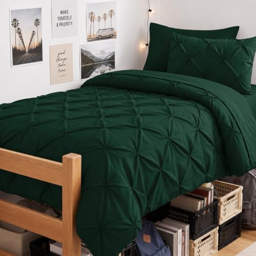 Twin Comforter Set Emerald Green