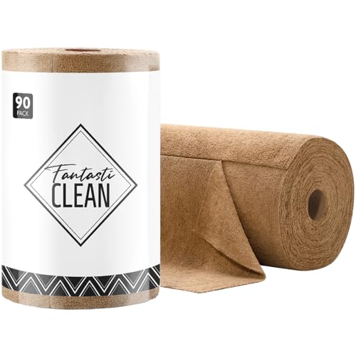 Microfiber Cleaning Cloth Roll (90 Count)