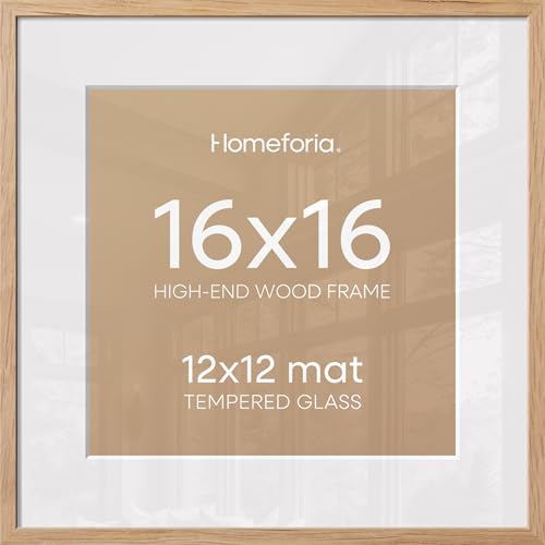 16x16 Natural Oak Picture Frame