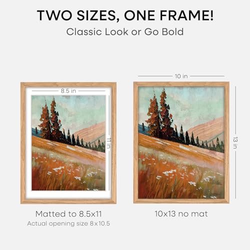 10x13 Natural Oak Picture Frame (3 Count)