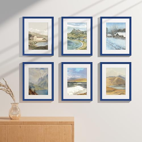 11x14 Picture Frames Set of 9 for Wall Mounting (9 Count)