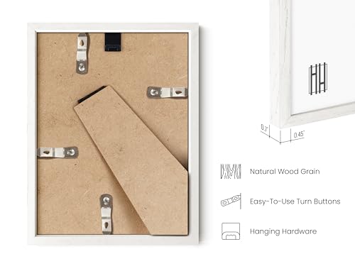White Oak Wood 6x8 Picture Frames
