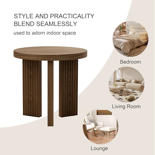 17.52" Small Round Side Table