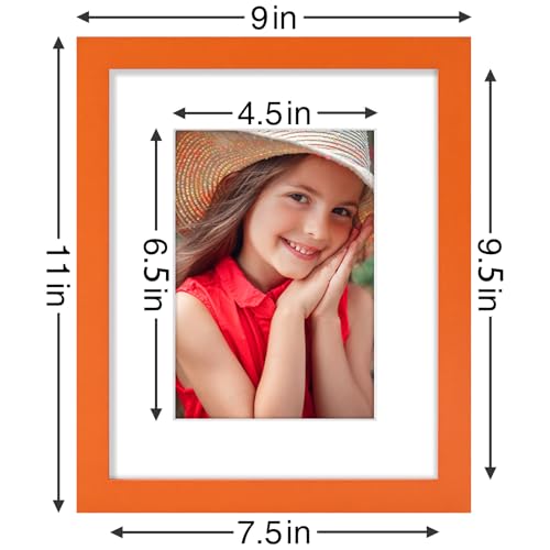 8x10 Picture Frames Set of 9 for Wall or Tabletop Display (9 Count)