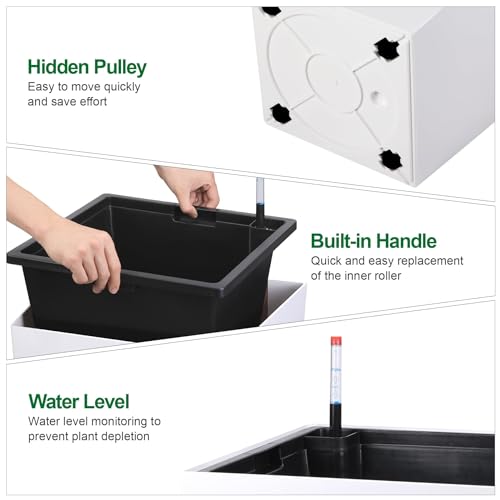 30 Inch Tall Planters Set of 2 (2 Count)