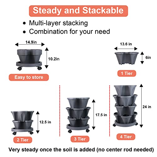 Vertical Planter Tower (2 Count)