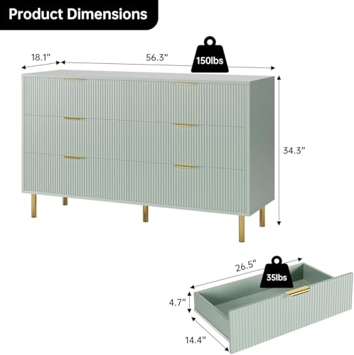 6 Drawer Dresser