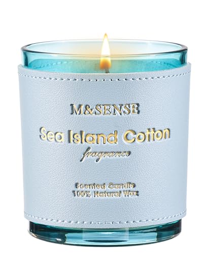 Summer Sea Island Cotton Scented Soy Candles 10oz (10 Ounce)