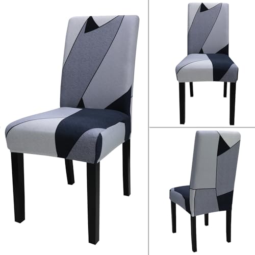 Pattern Chair Covers for Dining Room Set of 4