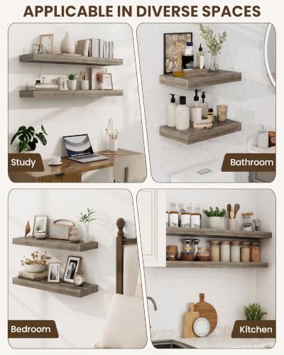 72" Floating Shelves for Wall (2 Count)