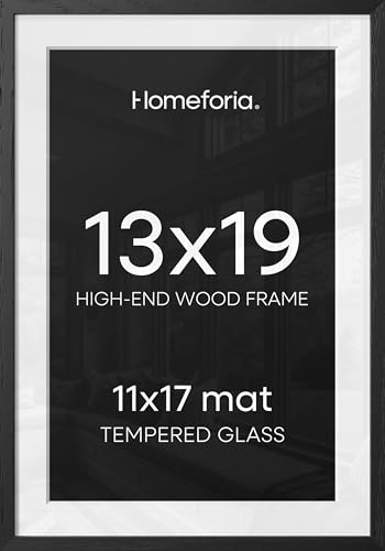 13x19 Black Oak Picture Frame