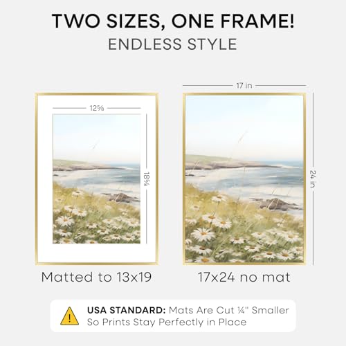 17x24 Gold Picture Frame (3 Count)