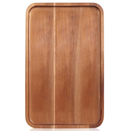 Large Wooden Tray for Party Food Charcuterie Boards Wood Serving Platters