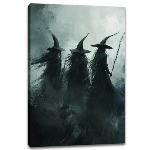 Gothic Witchs Horror Halloween Wall Art