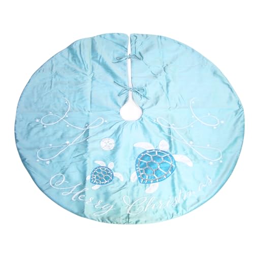 Merry Christmas Sequin Turtle Tree Skirt