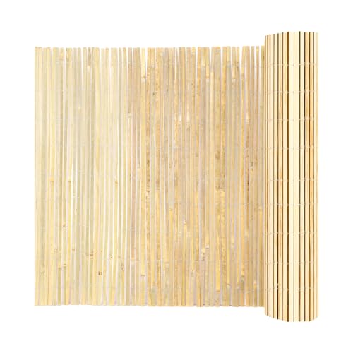 Natural Bamboo Privacy Fence Screen (96 Sq Ft)