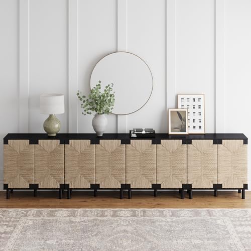 Beacon Accent Natural Sideboard Storage Cabinet TV Stand in Wire