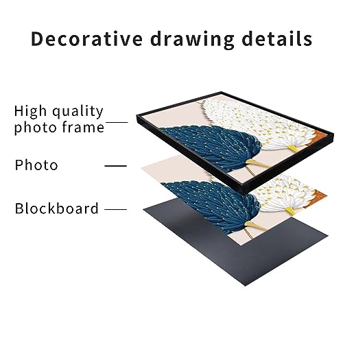 Bright Style Wall Art Set of 3 Frames Canvas Wall art Decor Abstract Minimalism Natural Posters & Prints (3 Count)