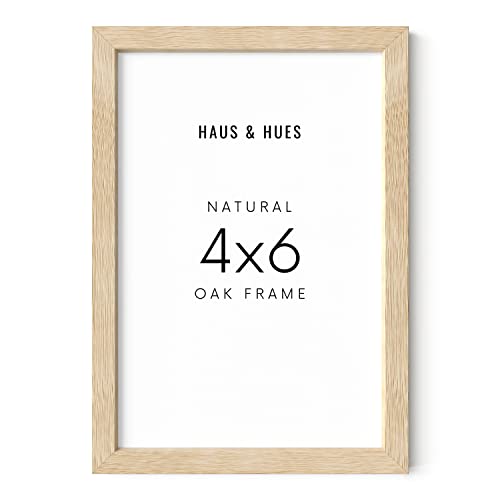 Beige Oak Wood 4x6 Picture Frame