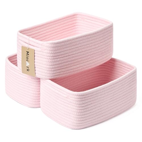 Small Storage Baskets for Organizing (3 Count)