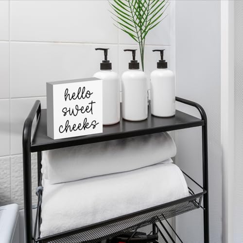 Hello Sweet Cheeks Bathroom Decor