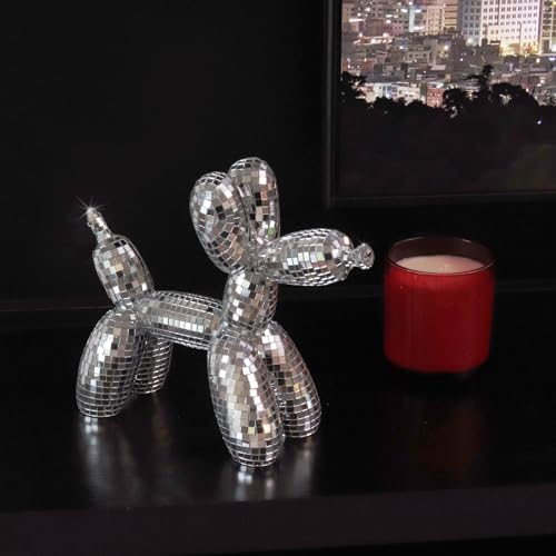 Disco Balloon Dog Statue