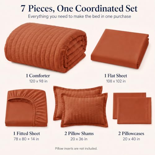 Oversized King Comforter Set 120x98 7