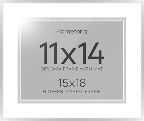 15x18 Silver Diploma Frame