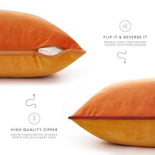 Decorative Throw Pillow Covers Cushion Cases (4 Count)