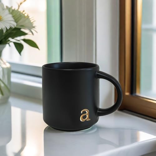 Black Ceramic Coffee Mug