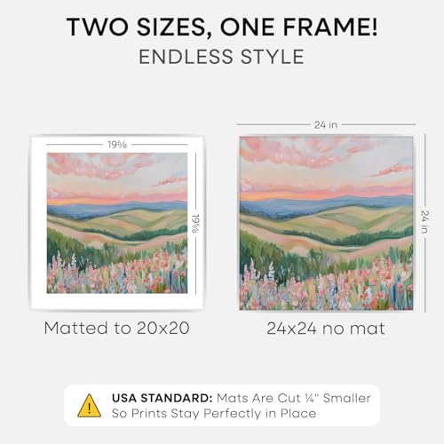 24x24 Silver Picture Frame