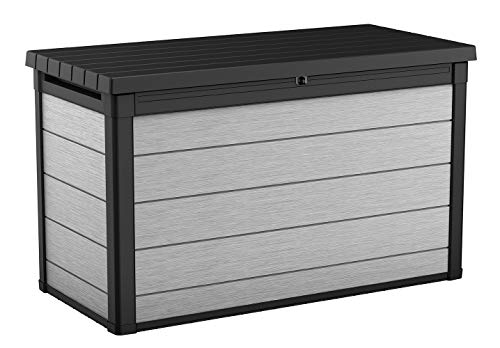 Denali 200 Gallon Resin Large Deck Box with Double Wall 20mm Panels