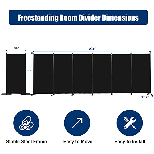 Room Divider 6 Panel