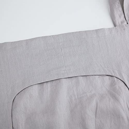 100% Linen Door Hanging Laundry Hamper Bag